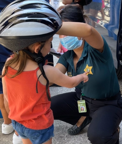 Crystal Lake Bike Safety Event