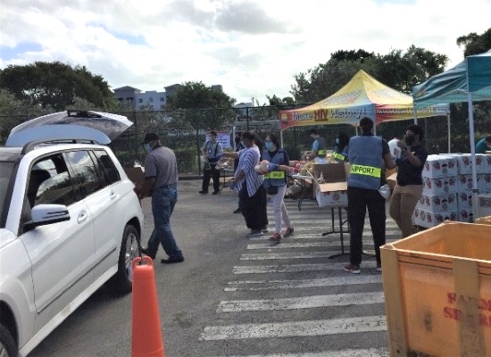 Bounty of Health Drive-Thru Food Distribution