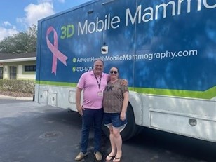 DOH-Pasco's Florida Breast and Cervical Cancer Early Detection Program Hosts a Mobile Mammography Bus